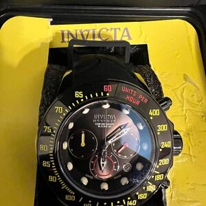 Invicta Silver and Black Subaqua Watch